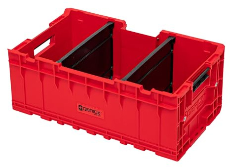 QBRICK SYSTEM Werkzeugkoffer Werkzeugkasten Leer Werkzeugkiste ONE Box Plus RED Ultra HD Rot 600 x 375 x 250 mm