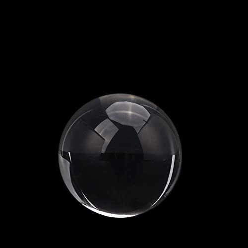 EKFBQBGW Raumdekoration 70 mm große Kristallkugel, Quarzglas, transparente Kugel, Glaskugel, Fotokugel, Kristall, Basteldekoration, tolle Wahl for Heimdekoration (Color : Transparent, Size : 100mm)