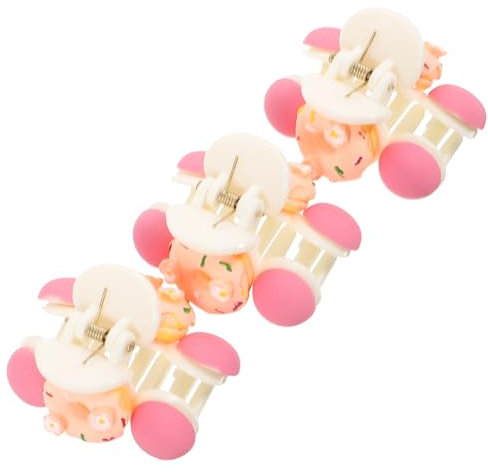 Beatifufu 3 Haarspangen Donut-haarklammern Mädchen-haarklammern Haarschmuck Rutschfeste Eigenschaften Filigranes Aussehen Praktische Funktionen Frauen