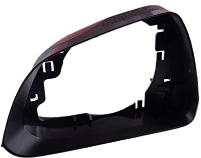 Guscio specchio inverso Nero Auto Anteriore Lato Sinistro Porta Ala Specchietto Retrovisore Telaio Di Copertura Per Tesla Per Modello Per 3 2018 2019 2020 2021 tappi retrovisore