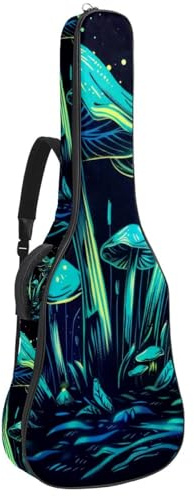 Marbling Nahtloses Muster, gepolsterte Gitarrentasche, schützende Akustikgitarre, Gigbag für E-Bass, klassische Gitarre, Mehrfarbig 04, 42.9x16.9x4.7 in, Lässiger Tagesrucksack