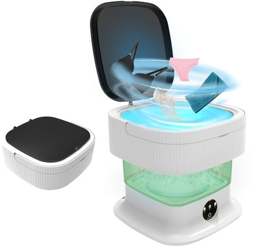 Mini Waschmaschine, 14L 2kg Camping Waschmaschine