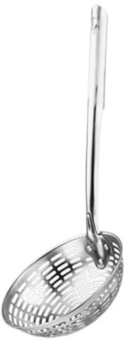 BEBEMOKO Cucchiaio Skimmer Acciaio Inossidabile Con Ergonomico Per Cucina Per Scolare Pasta e Verdure Design Leggero e Facile Da