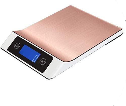 CAFIEDR Bilance elettroniche Bilancia da Cucina Elettronica ad Alta precisione Bilancia Digitale per Alimenti in Acciaio Inossidabile Bilance per Gioielli Bilance Grigi(Arancia 10kg/1g)