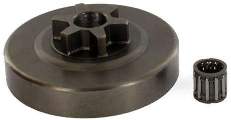 GREENSTAR - Pignone stella 3/8 Lp 6 Denti - Kit Pignone Avviamento Con Cuscinetto - Per Motosega - Adattabile Modelli STIHL 020T, 200T, MS192T, MS200, MS200T