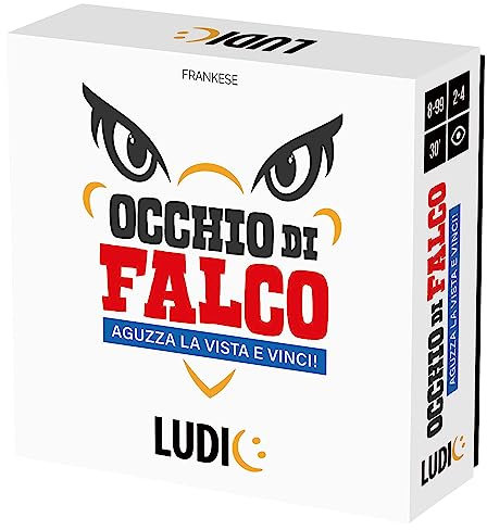 Ludic Occhio Di Falco Aguzza La Vista E Vinci It55546 Gioco Di Società Per La Famiglia Per 2-4 Giocatori Made In Italy