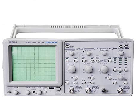 PAKJEL OS-3100G Oscilloscope 100 MHz 2 canaux 23 Fonctions de Mesure Oscilloscope analogique (Size : 110V)