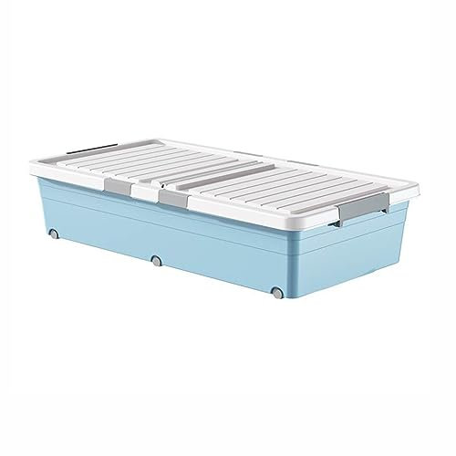 VEGALA Clothes Organizer, unter dem Bett tragbar feuchtigkeitsbeständig staubdicht Veredelung Organisator, College-Schlafsaal Kleidung Aufbewahrungsbox (Size : 100 * 50 * 20cm)