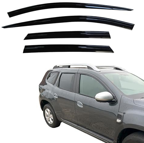 Auto Clover Wind Deflectors Set for Dacia Duster MK2 2018-2023 (4 pieces)