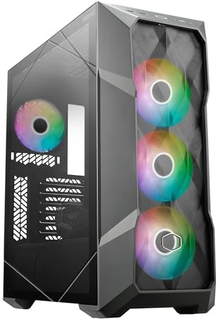 Cooler Master TD500 MAX ATX Mid-Tower Case, Custom Atmos 360 MAX AIO, GX II Gold 850W ATX 3.0 PSU, Mobius 120P ARGB PWM Fan, Type C, Two-Stage Power Connector, Pre-Routed Cable Management | Mobius 120P ARGB PWM Fan, Type C, Two-Stage Power Connector, Pre-Routed Cable Management
