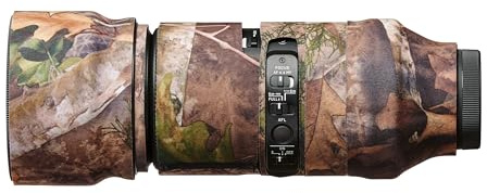 easyCover - Lens Protection Camouflage Cover - Objektivschutz - Geeignet für Sigma 100-400mm f5-6.3 Contemporary DG DN OS (for Sony FE and L mounts) - True Timber Kanati Camouflage