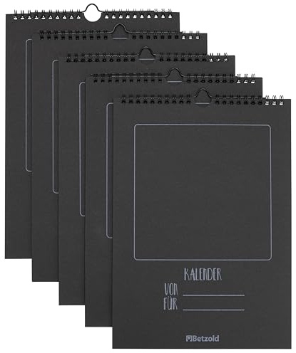 Betzold Bastel-Kalender Lernende Blanko-Wandkalender | Kreativkalender, immerwährend