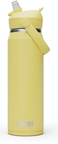 CamelBak Thrive Flip Straw Insulated Stainless Steel Water Bottle Yellow Bloom, 25oz