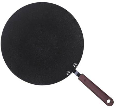 MAGICLULU Frying Pan Non Stick Cooking Utensil Pizza Pancake Frying Pan Sturdy Material Heat Insulated Handle Versatile for Eggs and Pizza
