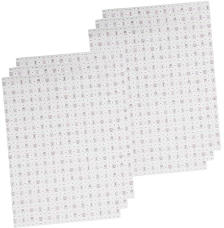 DINHEAROM 6pcs Birthday Wraps Paper Weihnachtspapier Papier Süßes Plaidpapier Lustiges Geburtstags -verpackungspapier Für Festliche Feierlichkeiten Party