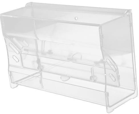 Milisten Mangeoire pour Poules Acrylique Transparent Distributeur Automatique De Nourriture Compatible Cages Animaux De Compagnie Gamelle Pratique pour Alimentation des Poules