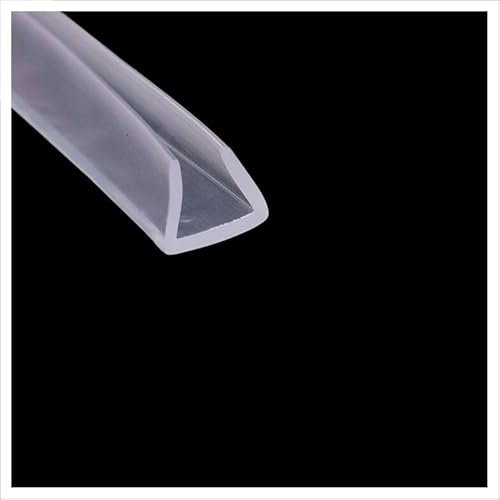 ApuaVireo&Co U-Form Dichtungsstreifen, 6,56 Fuß transparenter Kantenschutz aus Gummi, Kantenschutz aus Blech for Heimwerkerprojekte, Autotür, Höhe x Breite(12mm x 15mm)