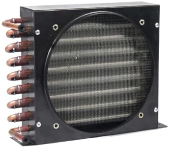 HCQAO Condensatore for frigorifero e congelatore Keweili a sezione sottile FNA 0,80/1,7, piccolo, evaporatore universale raffreddato ad aria 2/8HP(Condenser)