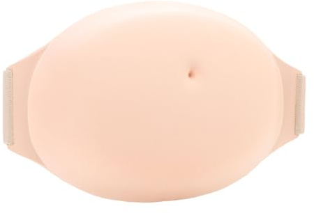 LUCKDANO Pregnant Belly Bump - Memory Foam Realistisk Konstgjord Mage för Fester och Scenprestationer - Lätt och Bekväm Enhet (#11)