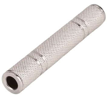 cablepelado – Adapter Jack 6.35 mm Buchse Mono Silber
