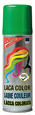 Color Haarspray für farbig buntes Haar - Grün - Color Farbspray zum Verkleiden & Schminken für Karneval, Fasching, Halloween & Motto-Party