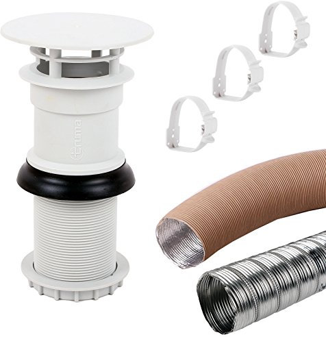 Truma Kit cheminée d'échappement + tuyau d'échappement + tuyau d'échappement + tuyau isolant + colliers de serrage 3 m