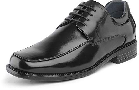Bruno Marc Men's Square Toe Classic Business Dress Shoes,Size 9,Black,GOLDMAN-01
