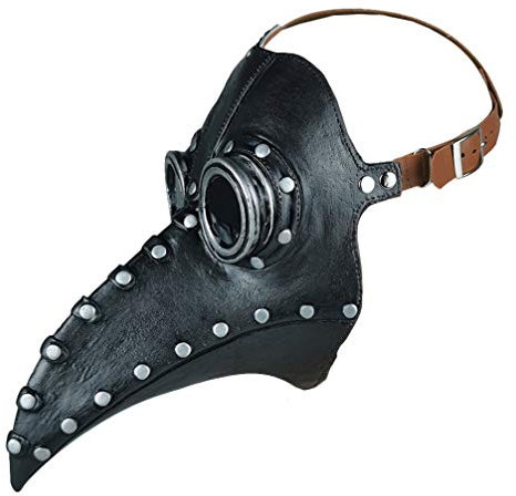 Halloween Lange Nase Vogel Schnabel Pu Arzt Kopfbedeckung Gothic Steampunk Mittelalterliche Schnabel