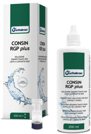 ZUKBEN Soluzione disinfettante e conservanti per lenti a contatto rigide, 200 ml