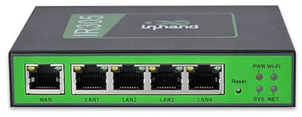 InHand Networks IR305 Industrial Iot LTE 4G VPN Router, 5 Ethernet Port,Dual sim, Wan failover, Serial Port, Remote Connection,Link Backup, Mu-mimo,VLAN, for AT&T, T-Mobile & Verizon(CAT4 & DI/DO)