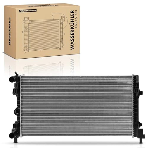 Frankberg Radiatore Motore Radiatore acqua Replace# 6R0121253A | Compatibile con Polo 6C1 6R1 1.2L Polo 6C1 6R1 1.4L Fabia II 542 1.2L Ibiza IV 6J5 6P1 1.4L Polo 6C1 6R1 1.0L