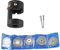 XIAOJUN Meuleuse D'Électrode de Soudage Kit de Tête de Meulage de de Soudage Outil de Soudage TIG avec Fente de Coupure Multi-Angle et Ampères, Décalages, Trou Horizontal