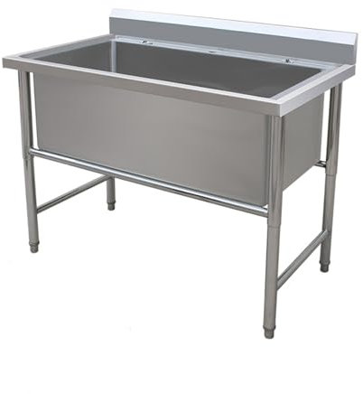 Hundepflegewanne, Professionelle Hundebadewanne Aus Edelstahl, Mit Wasserhahnzubehör, Hundewaschstation, Hundewaschstation Für Zu Hause(Size:100cm)