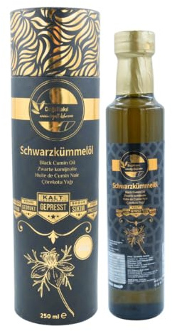 DoğalTakıl Schwarzkümmelöl 250 ml – Kaltgepresstes Schwarzkümmelöl, Flüssig, Natürlicher Geschmack, Ohne Zusatzstoffe, in Glasflasche