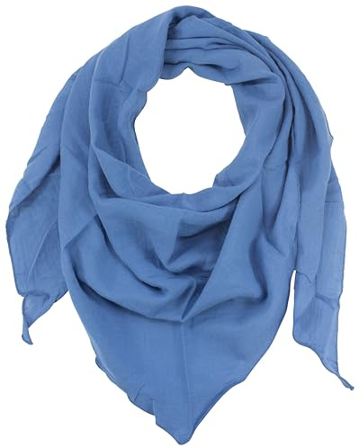 fashionchimp BASIC-Dreieckstuch in Uni-Farben aus 100% Baumwolle, Dreieck Musselin-Schal, leichtes Tuch für Damen und Herren