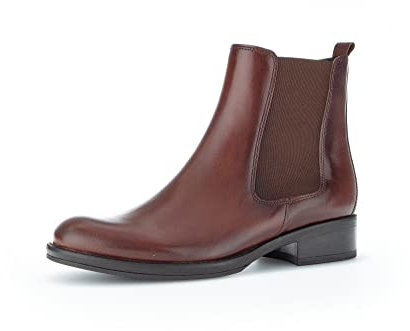 Gabor Damen Chelsea Boots, Frauen Stiefeletten,uebergangsstiefel,Schlupfstiefel,flach,Stiefel,Bootee,Booties,Sattel(Effekt) Uni,40 EU / 6.5 UK