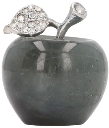 Apfelfigur, Briefbeschwerer, Sammlerstück, Dekorativ, Dekorative Apfelverzierung, Obststatue, Figur für Bücherregal, Wohnzimmer, Esszimmer, Büro, Zuhause, Schlafzimmer, Auto (Typ