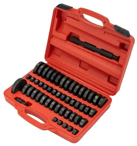 HPDTZ Set di attrezzi per il montaggio e lo smontaggio di cuscinetti delle ruote e guarnizioni, adatti per diversi modelli di veicoli in robusto acciaio al carbonio