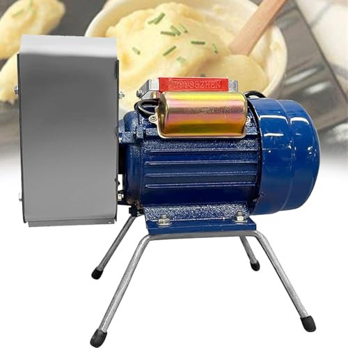 DPLWJPP 750 W Pressa Patate in Acciaio Inossidabile,Schiacciapatate Elettrico per Purè Patate,Verdura E Frutta,Efficienza Produttiva 20-30 kg/H, Rullo Macinazione Precisione,Liscio E Delicato