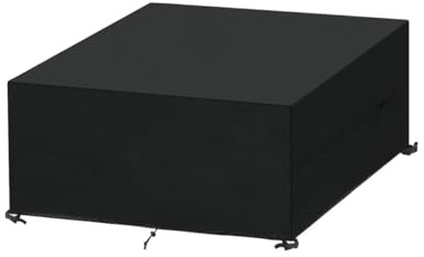 SanGlory Gartenmöbel Abdeckung 150x130x90cm Abdeckplane Gartenmöbel Schutzhülle Gartentisch Wasserdicht Abdeckungen Gartenmöbel Rechteckig Abdeckung für Gartenmöbel Sets Tische und Stühle
