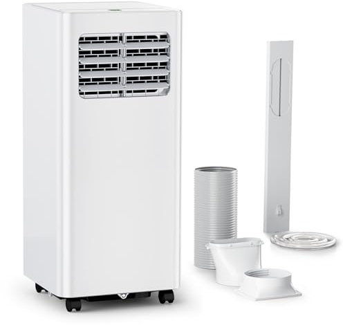 EnerGlow 8,000 BTU Portable Air Conditioners, 3-in-1 Air Conditioner Portable up to 350 sq.ft, Portable AC Unit with Cool, Fan, Dehumidifier, Sleep, 24H Timer, Remote for Bedroom