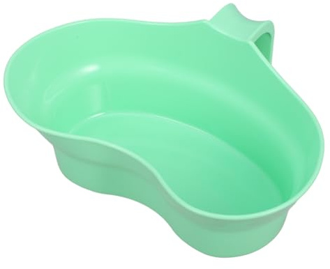 LOLIPPYY Oral Care Vomit Bucket with Hanging Handle, Bedridden Patient Wash Mug for Teeth Cleaning, Plastic Dental Spit Cup for Elderly Oral Hygiene and Mouth Rinse, Green