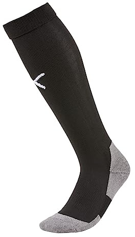PUMA Homme Team Liga Socks Core Chaussettes de football, Puma Black-Puma White, 2 EU