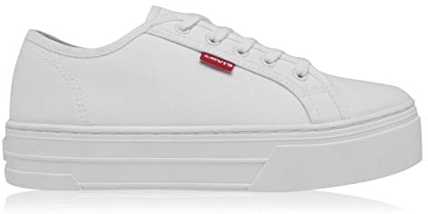 Levi's Tijuana, Sneakers Mujer, Blanco Brilliant White, 36 EU