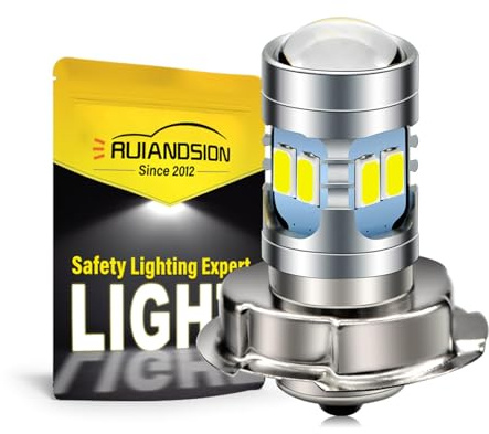 Ruiandsion 1 pz P26S Lampadina LED DC 6V 12V Super Bright 5730 12SMD Chipsets 6000K Bianco con proiettore Lampadina LED per faro moto