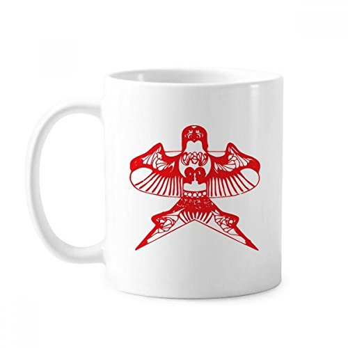 Taza de cerámica para cortar papel de cultura tradicional china, cerámica, café, porcelana, vajilla