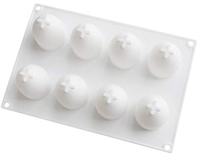 Cabilock Stampo in Silicone Forma a Sfera Cavità Per Decorazioni Di Pasqua Torte Fondente Gelatina Cioccolato Dessert Strumento Da Cucina Fai Da Te