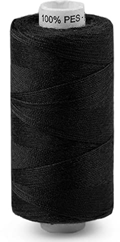 200 Meter Jeansnähgarn - Tex: 30x3 - Garnstärke: 0,5 (Schwarz)