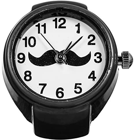 Hemobllo Ringuhr Finger Reloj Deportivo para Hombre Herzringe Für Frauen Modeuhren Für Damen Betrachten Modisches Rundes Unisex-zifferblatt Uhr Ringförmig Mini Abs Füllstoff Liebhaber