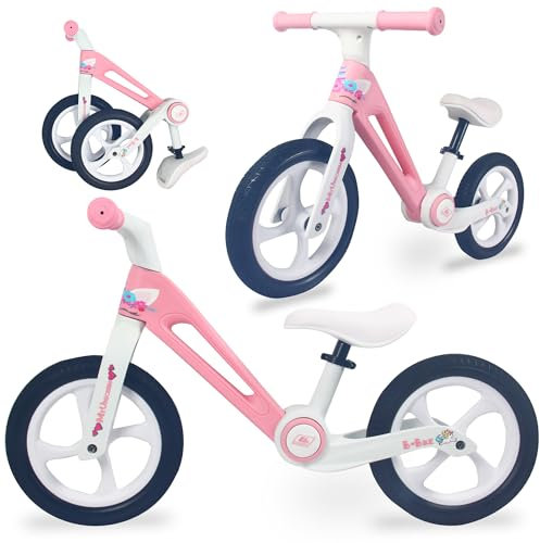 WeLLIFE Kinderlaufrad, Laufrad für Kinder von 2–5 Jahren, Faltbarer und langlebiger Rahmen, pannensichere 12-Zoll-Räder, Kinder, Laufrad für Kinder